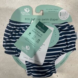 NWT Green Sprouts reusable swim diaper sz 6m